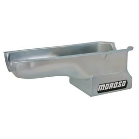 Moroso 21318 Moroso Pre-85 Chevrolet Small Block (w/Passenger Side Dipstick) Wet Sump 7qt 7-1/8in Steel Oil Pan main image 0