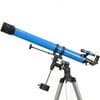 iExplore 70AZ 70mm Achromatic Refractor Telescope, 700mm f/10 Focal Length with AltAzimuth Mount and Steel Tripod