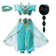 thumbnail image 1 of Disney-vestido de Jasmine para niña, disfraz de Aladdín de princesa, lámpara mágica, ropa de carnaval, fiesta de Halloween, 2023 Fivean unisex, 1 of 2