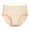 Beige #93, variant on WULMLEO Absorbent Incontinence Underwear for Women Washable Urinary Leak Proof Brief Cotton 56 ML for Maternity Postpartum Watermelon Red XS