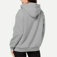 thumbnail image 5 of Womens Zip Up Hoodies Long Sleeve Oversized Sweatshirts Fleece Y2K Jacket Pockets 2025 Fall Outfits Fashion Clothes, 5 of 8