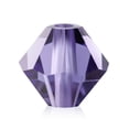 thumbnail image 1 of CHUANK 36-Pieces (6mm) Violet AB | Preciosa Crystal Glass Rondell Beads, 1 of 3