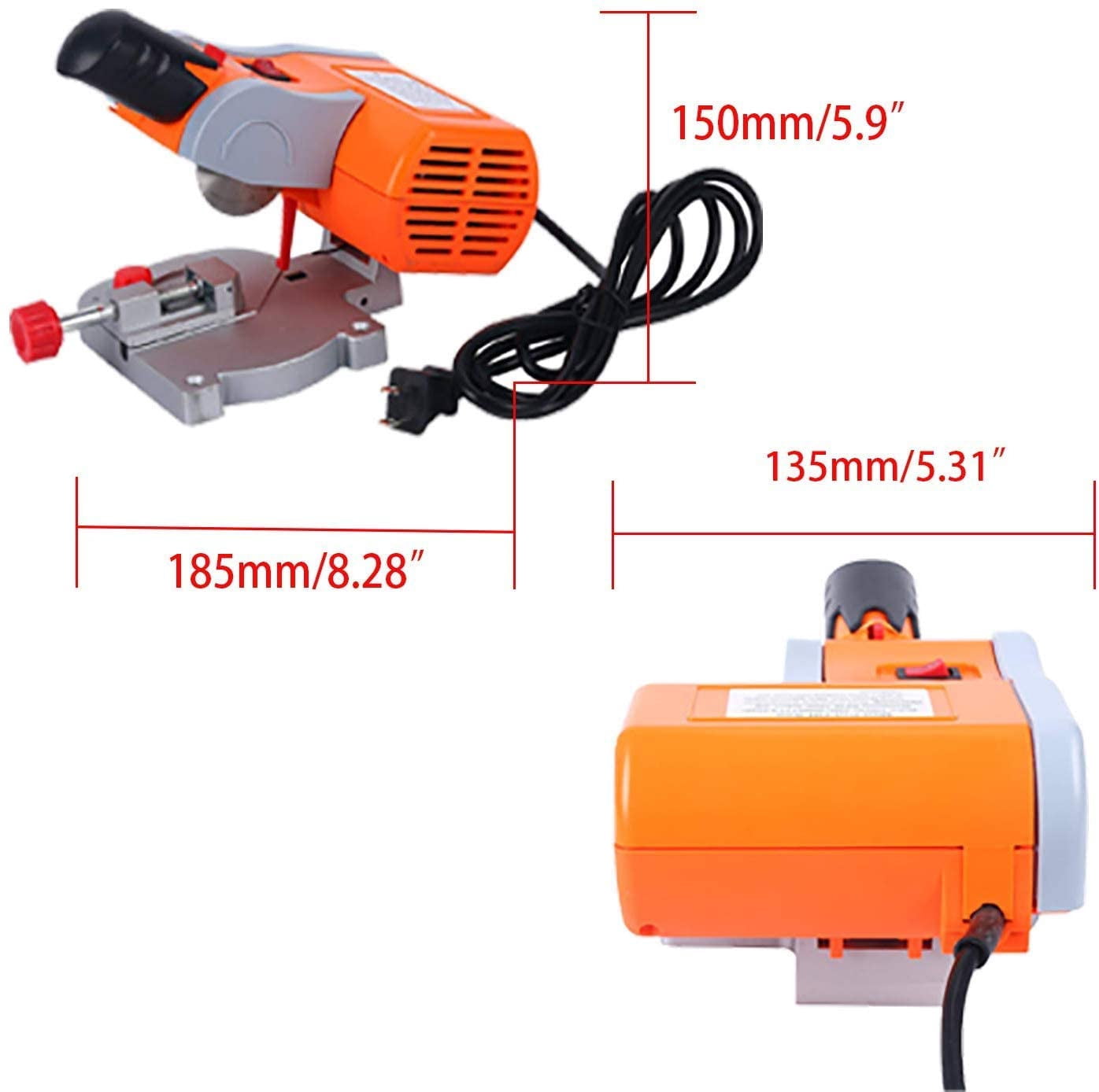 Denest NJTGEHYAE34YTA 80 W 110V, 9 A Mini Bench Cut-off Power Saw, 7800 RPM