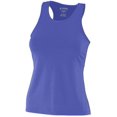thumbnail image 1 of Ladies Poly/Spandex Solid Racerback Tank L Purple, 1 of 1