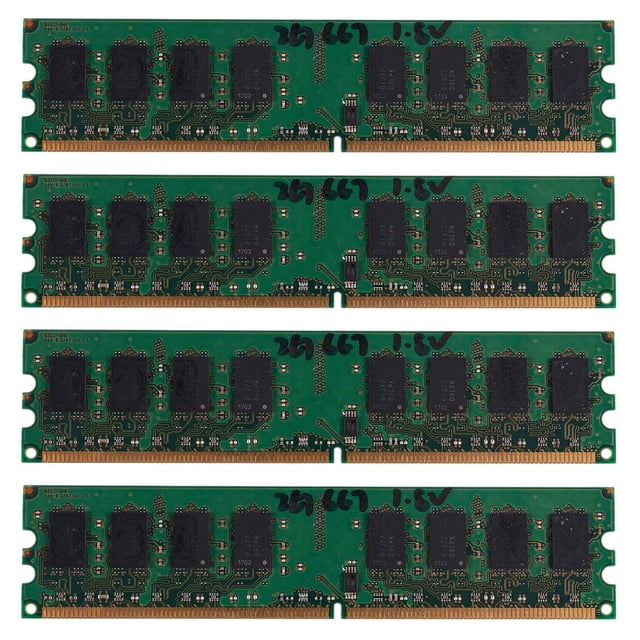 4X 2GB DDR2 PC2-5300 667MHz 240Pin 1.8V Desktop RAM de Memoria DIMM para , para AMD (2GB / 667)
