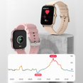 thumbnail image 2 of Reloj inteligente de 1,69 pulgadas, para hombre, Full Touch Fitness Tracker, IP67, resistente al agua Afortunado Sencillez, 2 of 2