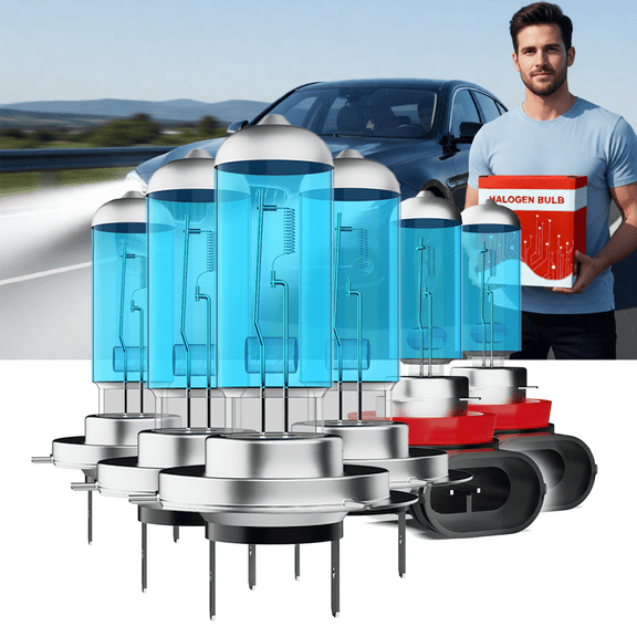 Headlight Light For BMW 328i 2007-2016,Direct Plug and Play,H7 High Beam,H7 Low Beam,H11 Fog Light,Halogen Headlight Bulbs for Car OEM Replacement,Pack of 6