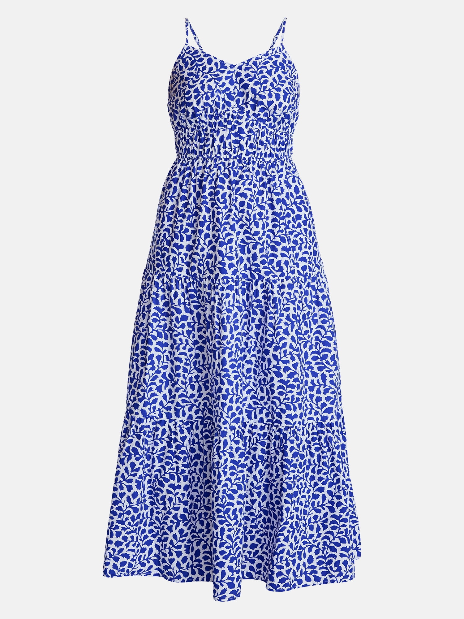 Time and Tru Women's Strappy Maxi Dress, Sizes XS-XXXL
