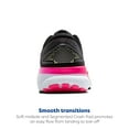 thumbnail image 3 of Brooks Women’s Ghost 16 Neutral Running Shoe - Black/Pink/Yellow - 10 Medium, 3 of 5