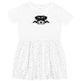 thumbnail image 3 of Inktastic Peeking Miniature Schnauzer Girls Toddler Dress, 3 of 5