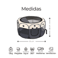thumbnail image 2 of Casa Corral Portátil Wünd  91cm Para Mascotas Perro Área De Juego Modelo Gris, 2 of 4