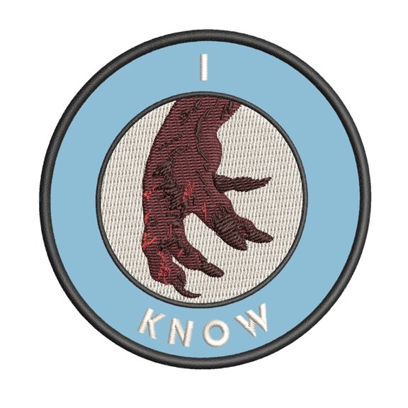 Bigfoot Patrol! I Know 3.5" Iron On Or Sew On Embroidered Fabric Badge Patch Unexplained Mysteries Iconic Series