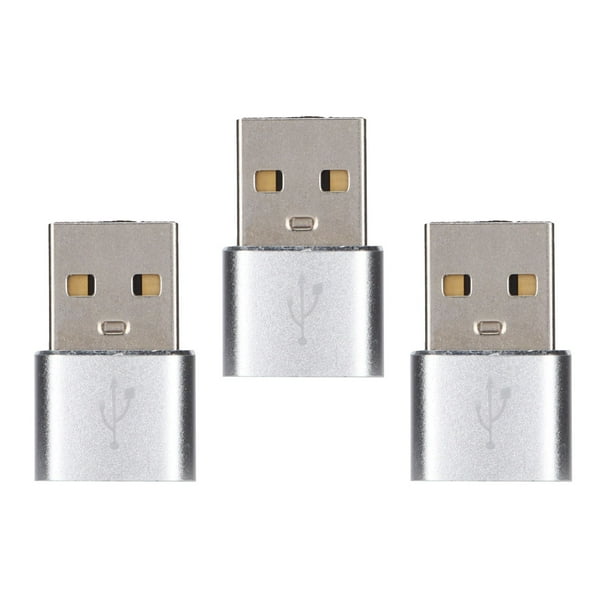 Adaptador USB Macho A Hembra Tipo C, Accesorios De Cable De Datos De Rendimiento Estable, Paquete De 3 Para Sincronización De Teléfono Móvil