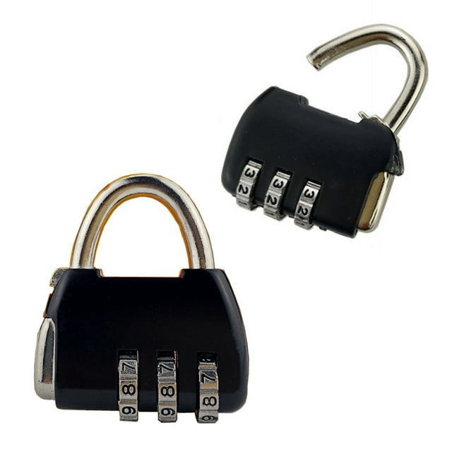 Suitcase Lock 3 Digit Combination Lock Security Heavy Duty Zinc Alloy Luggage Locks For Suitcase