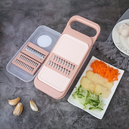 

Caihezhi 1 Set Vegetable Chopper Detachable Efficient Stainless Steel Onion Processor Vegetable Cutter for Slicing