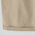 thumbnail image 5 of Fsgntruao Bermuda Shorts for Women Cotton Linen Elastic Waist Knee Length Casual Loose Drawstring Capri Pants with Pockets Wide Leg Pant Summer Shorts, 5 of 6