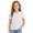 White #029, variant on Girls Short Sleeve T Shirt Kids Crew Neck Basic Tee Regular Fit School Summer Layering Play Casual Top