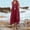 *Wine, variant on ClodeEU Womens Plus Size Maxi Dress Sundress ,Sleeveless V Neck Pockets Beach Swimsuit Coverup Loose Black,Womens Plus XXXL