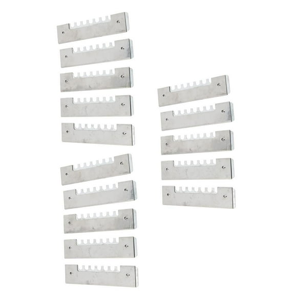 Paquete puertas deslizantes con reductor de para colmena de abejas, hechas de material acero inoxidable, 125 x 3.3cm (4,9 x 1,3 pulgadas Yotijar Guardabarros deslizantes del ratón de la colmena