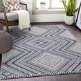 thumbnail image 3 of Mark&Day Area Rugs, 2x3 Ripley Global Charcoal Area Rug, White Beige Black Carpet for Living Room, Bedroom or Kitchen (2' x 3'), 3 of 7