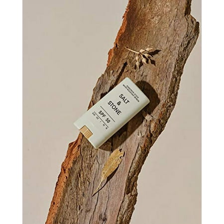 Salt & Stone - SPF 50 Tinted Sunscreen Stick - Mineral  Zinc Oxide  Broad Spectrum  Water Resistant  Reef Safe  Face + Body  Moisturizing  Cruelty Free  Gluten Free  Kids  Travel-Friendly  Made in USA