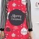 thumbnail image 5 of Delantal Navideño de Tela con Estampado de Papá Noel, Ideal para Decorar Restaurantes, Bares y Fiestas. Un Elemento Esencial para La Decoración Navideña., 5 of 6