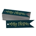 thumbnail image 1 of Inkdotpot Gold Foil Paper Hang Tags Merry Christmas Favor Tags 50 Pieces, 1 of 6