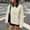 Beige, variant on Otntypg Women Barn Jackets 2025 Fall Trendy Contrast Collar Jacket Coat Casual Oversized Zip-Up Long Sleeve Outerwear with Pockets Black M