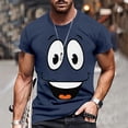 thumbnail image 5 of Xdzjlr T-Shirt Homme Manches Courtes Col Rond Tee Intérieur Extérieur Léger Élégant Chemise Homme,G, 5 of 5