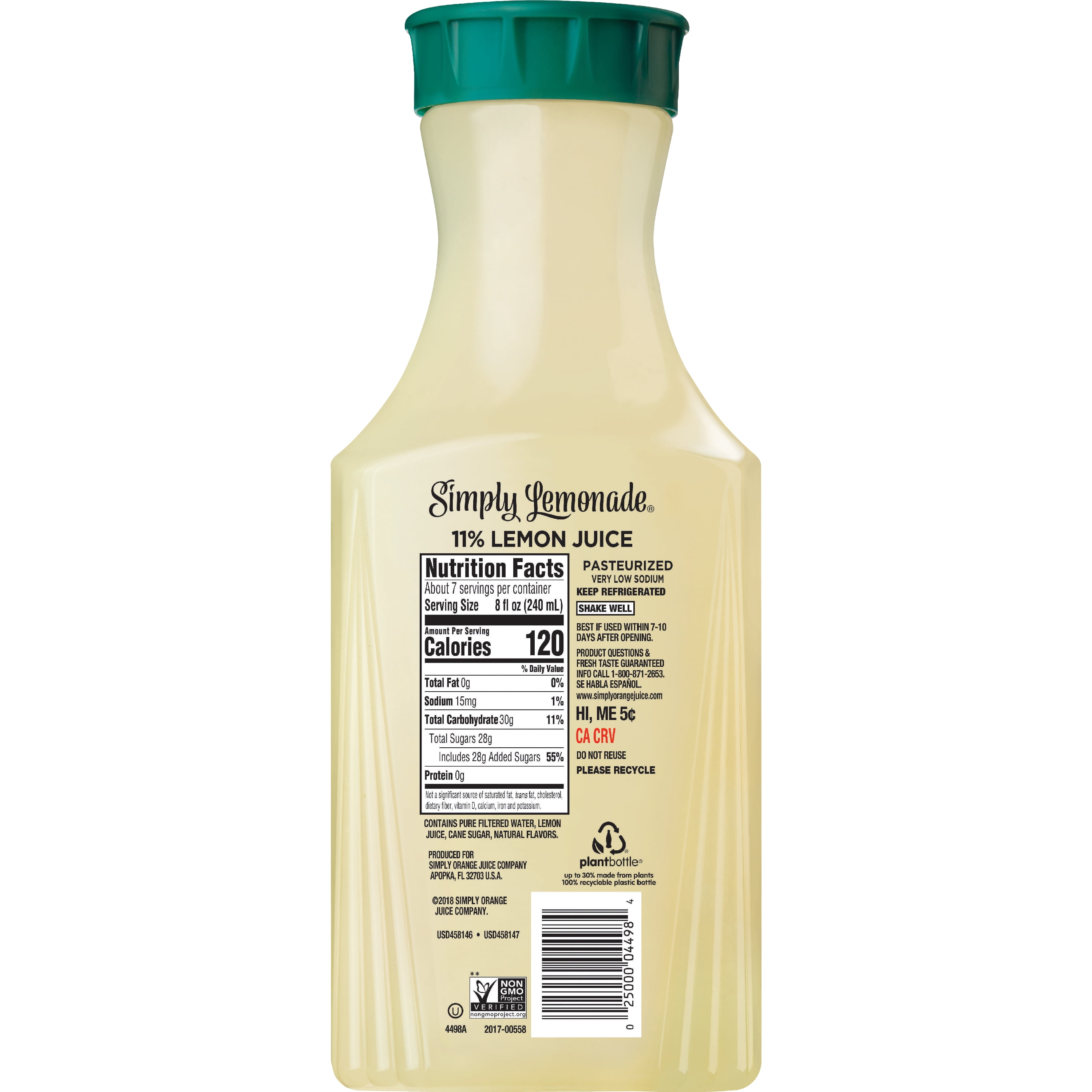 Simply com. Симпли лимонад. Tropicana Lemon Juice. Nutrition facts Juice. Juice Label Nutrition facts.