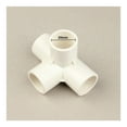 thumbnail image 1 of 20mm 4 Way 10pcs PVC Hose Cross ConnectorJoint for Garden Irrigation Pipe Adapter Tube Parts DIY Tools ,Easy to Use, 1 of 3