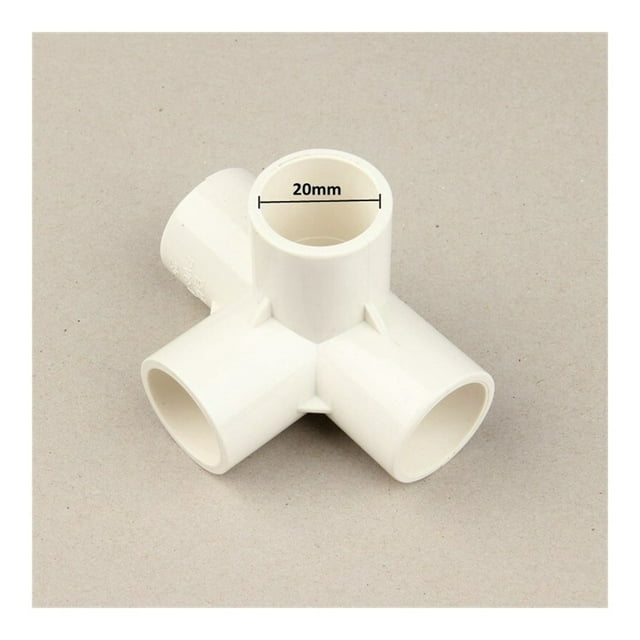 20mm 4 Way 10pcs PVC Hose Cross ConnectorJoint for Garden Irrigation Pipe Adapter Tube Parts DIY Tools ,Easy to Use