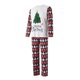 thumbnail image 4 of Disfraz Premium Conjunto de ropa de dormir familiar de Navidad Cuello redondo Camisas de manga larga + Pantalones Conjunto de ropa de dormir Kuymtek Blanco T L para Unisex, 4 of 9