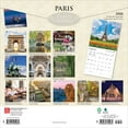 thumbnail image 2 of Paris | 2026 12x24" (Hanging) Square Wall Calendar | Plastic-Free | BrownTrout, 2 of 9