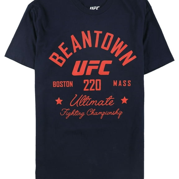 UFC Mens Beantown 220 Graphic T-Shirt, Blue, Small