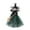 Green, variant on 1 Ornament Clearance! Nomeni Tabletop Fabric Halloween Fall Witch Collectible Figure, Home Decor Promotion Sale! Green