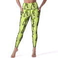 thumbnail image 3 of Quirky Frogs Riding Penny Farthing Bike Yoga Pants Workout Gym Leggings Push Up Stretch Sport Pants Elegant Yoga Legging Gift, 3 of 6