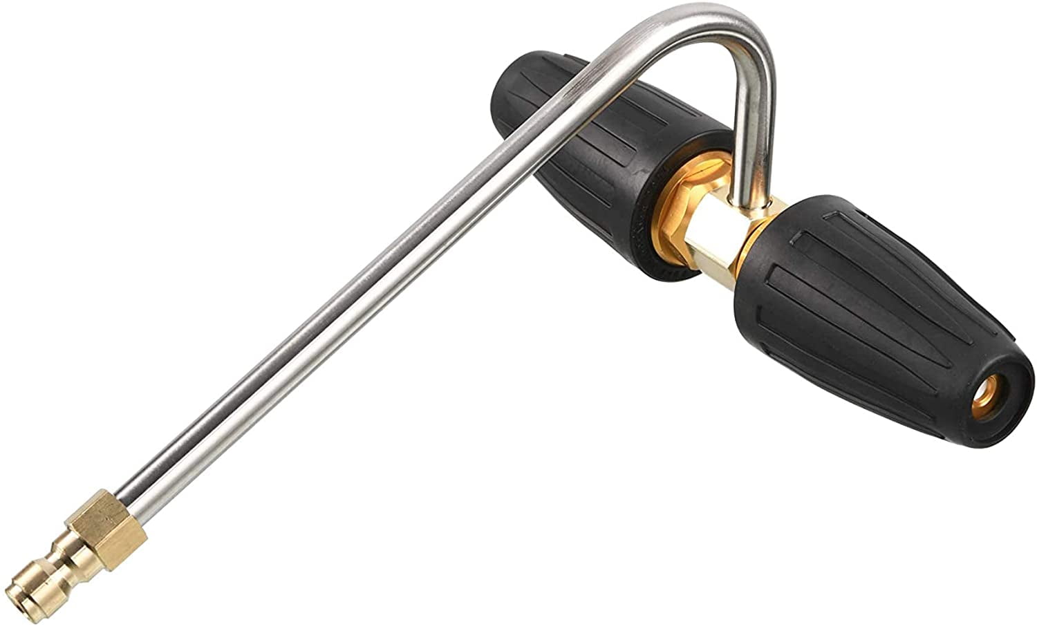 RIDGE WASHER Gutter Cleaning Tool with Rotary Nozzles, Quick Connect