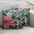 thumbnail image 3 of Pratyus Flowers Leaves Modern Rustic Decorative Couch Pillow Cases with Zipper Home Decor 1PC 24x24in, 3 of 5