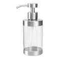 thumbnail image 4 of Yuangui 304 Stainless Steel and Acrylic Soap Dispenser Foaming Liquid Soap Dispenser Manual Transparent Dispenser for Kitchen and Bathroom Countertops, 4 of 11