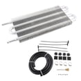thumbnail image 4 of 4 Row 6 Row 8 Row Aluminum Universal Oil Cooler Kit Oil Radiator Car Auto Transmission Auto-Manual Radiator Converter auto parts, 4 of 5
