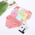 thumbnail image 6 of Bellafa 100% Cotton Little Girls Underwear Briefs, 12 Pack Toddler and Big Girls Soild Undies Kids Soft Panties, 6 of 9