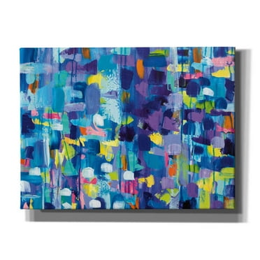 Epic Graffiti 'Gaiety' by Jeanette Vertentes, Canvas Wall Art, 16"x12"