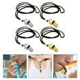 thumbnail image 2 of EeaseCA 4Pcs Safety Whistle with Lanyard Professional Camping Whistle Multi-function Survival Whistle, 2 of 7