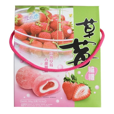 Yuki & Love Strawberry Mochi 10.5 oz Pack of 4
