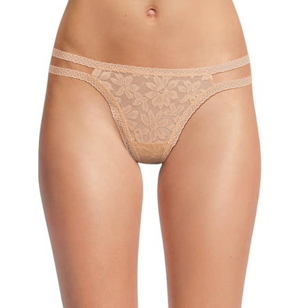 No Boundaries Strappy Lace Thong Panty  Women s and Women s Plus