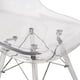 thumbnail image 5 of Silla de comedor LeisureMod Cresco, moderna, de plástico ABS moldeado, 5 of 8