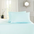 thumbnail image 3 of Empyrean Bedding 3 Piece Sheet Set - Premium 18” - 21” Extra Deep Pocket Fitted Sheet with 2 Pillowcases – King, Light Baby Blue, 3 of 5