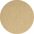 thumbnail image 1 of Ahgly Company Indoor Round Abstract Brown Contemporary Area Rugs, 7' Round, 1 of 4
