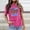 Hot Pink, variant on Womens Summer Tops Womens Summer Tops 80s Baby 90s Made Womens Tie Dye Casual T Shirt Tops Graphic Tee M